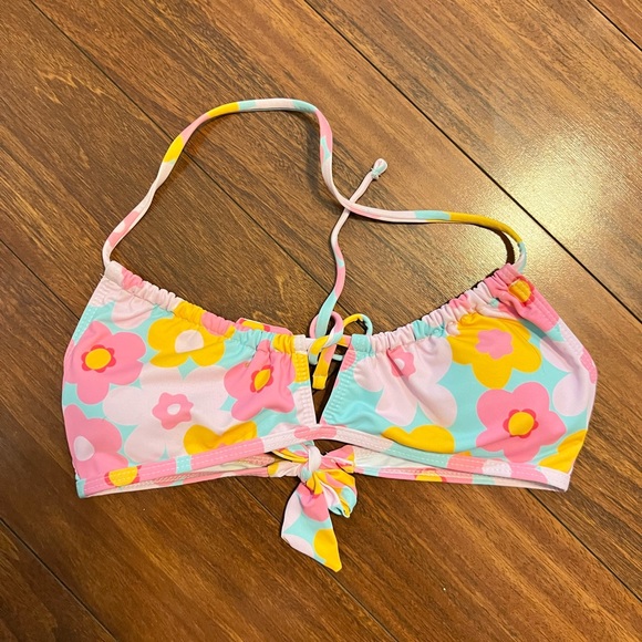 SHEIN Other - bright color floral bikini top